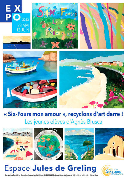 Exhibition “Six Fours mon amour, recyclons darre d’art !” by Agnès Brusca’s students à Six-Fours-les-Plages - 0