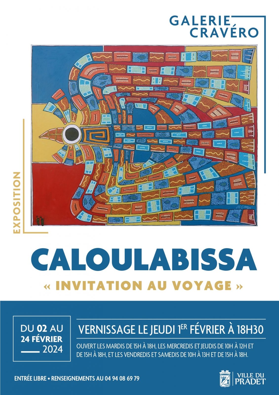 Caloulabissa ethnic painting exhibition à Le Pradet - 0