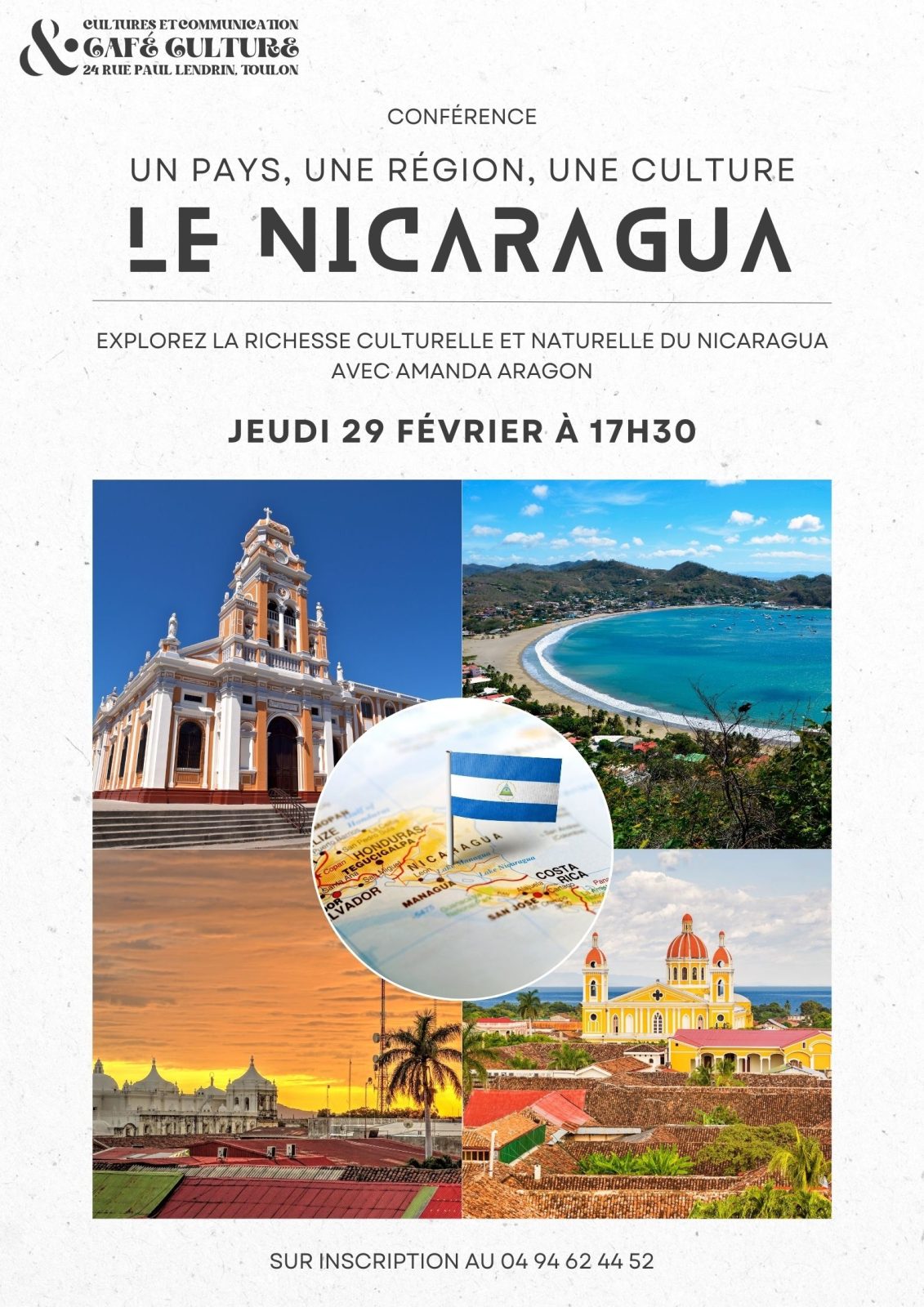Conférence – Cultures et traditions « Le Nicaragua » à Toulon - 0