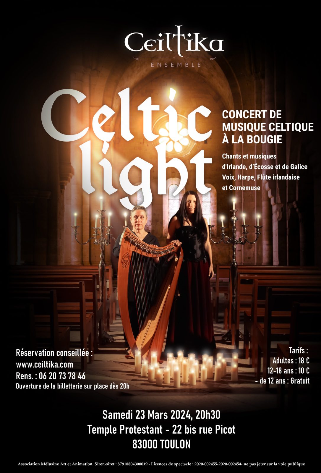Concert – Ensemble Celtica « Celtic Light » à Toulon - 0