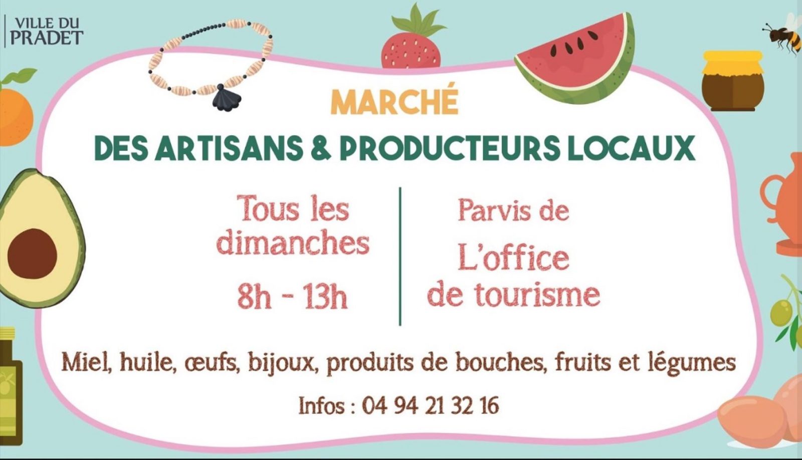 Market of local craftsmen and producers: Sunday à Le Pradet - 0